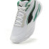 Фото #8 товара Puma Playmaker Pro 37757210 Mens White Canvas Athletic Basketball Shoes