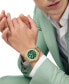 ფოტო #5 პროდუქტის Men's Chronograph Two-Tone Stainless Steel Bracelet Watch 46mm