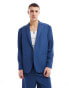 Фото #1 товара ASOS DESIGN slouchy tailored suit jacket in navy