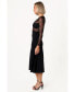 ფოტო #4 პროდუქტის Women's Addams Longsleeve Midi Dress