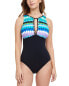 Фото #1 товара Profile By Gottex Moroccan Escape High Neck One-Piece Women's