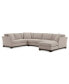 Фото #4 товара Elliot II 138" Fabric 3-Pc. Chaise Sectional, Created for Macy's