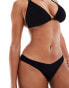 Ivory Rose Fuller Bust mix & match hipster bikini bottom in black crinkle Черный, 38 - фото #1