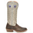 Фото #1 товара Tony Lama Henley Round Toe Cowboy Mens Brown, Off White Casual Boots SA2002