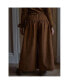 ფოტო #2 პროდუქტის Women's Wide-legged Cotton Corduroy Culotte