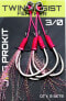 Фото #1 товара JYG Pro Fishing Twin Assist Hooks w/ Feather