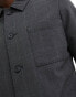 Selected Homme hybrid suit jacket in grey check Grau Meliert, S - фото #5