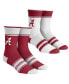 ფოტო #1 პროდუქტის Youth Boys and Girls Socks Alabama Crimson Tide Multi-Stripe 2-Pack Team Crew Sock Set