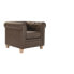 Фото #1 товара Кресло Home ESPRIT Темно-коричневый Деревянный 80 x 80 x 70 cm