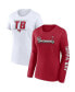 Фото #1 товара Women's Red, White Tampa Bay Buccaneers Two-Pack Combo Cheerleader T-shirt Set