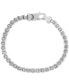 ფოტო #1 პროდუქტის EFFY® Men's Box Link Chain Bracelet in Sterling Silver