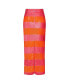 Women's Sequin Striped Classic Midi Pencil Skirt