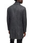 Men's Slim-Fit Patterned Coat