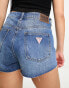 Фото #2 товара Guess Originals denim shorts in medium wash