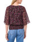 ფოტო #10 პროდუქტის Women's Smocked-Waist Top