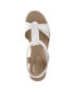 ფოტო #3 პროდუქტის Women's Blanca T Strap Wedge Sandals