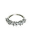ფოტო #1 პროდუქტის XO Ring with Round and Marquise Cut White Diamond Cubic Zirconia