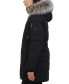 ფოტო #3 პროდუქტის Women's Faux-Fur-Trim Hooded Puffer Coat