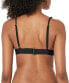 Billabong 280932 Women's Banded Tri Bikini Top, Sol Searcher Black Pebble, L