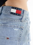 Фото #7 товара Tommy Jeans denim shorts in light wash