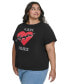 Фото #4 товара Plus Size Beaded Heart T-Shirt, Created for Macy's