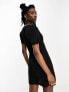 Фото #3 товара Noisy May v-neck button down mini dress in black