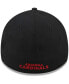 Фото #3 товара Men's Black Arizona Cardinals Flawless Stripe 39THIRTY Flex Hat