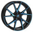 Фото #1 товара Колесный диск литой Alutec ADX.01 racing-black frontpoliert blue 8.5x20 ET45 - LK5/112 ML70.1