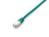 Фото #4 товара Equip Cat.6A Platinum S/FTP Patch Cable - 0.5m - Green - 0.5 m - Cat6a - S/FTP (S-STP) - RJ-45 - RJ-45