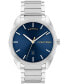 ფოტო #1 პროდუქტის Men's Progress Silver-Tone Stainless Steel Bracelet Watch 42mm