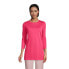 ფოტო #9 პროდუქტის Petite 3/4 Sleeve Supima Cotton Crewneck Tunic