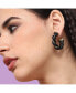 ფოტო #3 პროდუქტის Women's Twisted Hoop Earrings