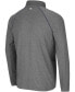 ფოტო #3 პროდუქტის Men's Heathered Charcoal Cal Bears Robert Raglan Quarter-Zip Jacket