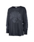 ფოტო #2 პროდუქტის Women's Navy Distressed Dallas Cowboys Tom Cat Lightweight Long Sleeve T-shirt