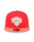 Головной убор New Era мужской красный, персиковый New York Knicks Tonal 59FIFTY (56-57 см) Red, Peach, 7 - фото #4