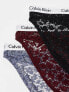 Calvin Klein steel 3 pack brief in multi Burgundy/Grey/Black, XL - фото #3