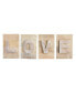 Rustic Farmhouse Love Wall Art Decor, 15" x 40"