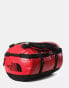 The North Face Base camp duffel in red and black - extra small