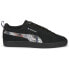 Фото #1 товара Puma Bmw Mms Suede Mens Black Sneakers Casual Shoes 30738301