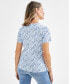 Фото #2 товара Топ Style & Co Printed Henley