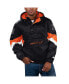 Фото #1 товара Men's Black Martin Truex Jr Home Team Satin Half-Zip Hoodie Jacket