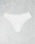 Фото #4 товара ASOS DESIGN 3 pack brazilian brief in white, mauve & ditsy print with lace trim