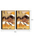 Фото #2 товара Decor Regis 2 Piece Framed Canvas Wall Art Abstract Design -30" x 46"