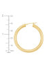 ფოტო #5 პროდუქტის Polished Hoop Earrings in 14k Gold, 1 1/2 inch