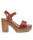 ფოტო #1 პროდუქტის Women's Casual Heeled Platform Sandals By