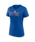 ფოტო #3 პროდუქტის Women's Royal New York Giants Route T-shirt