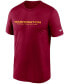 Фото #3 товара Men's Burgundy Washington Football Team Logo Essential Legend Team Performance T-shirt