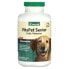 Фото #1 товара NaturVet, VitaPet Senior, ежедневные витамины и глюкозамин, для собак, 180 жевательных таблеток, 1 фунт (468 г)