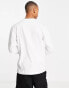 Vans small logo left chest long sleeve t-shirt in white