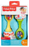 Фото #12 товара Fisher-Price Rumba-Rasseln - Set aus 2 Rasseln mit bunten Perlen und weichen Griffen, fördert die sensorische Entwicklung und Feinmotorik, für Babys ab 3 Monaten, BLT33